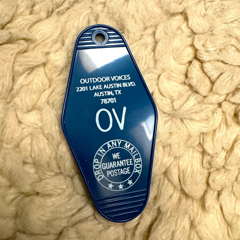 Outdoor Voices Keychain
